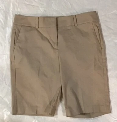 Pantalones Cortos Para Mujer Ann Taylor Tostados Devin Boardwalk Algodón Spandex Talla 6 Nuevos Con Etiquetas Foto 1 de 4