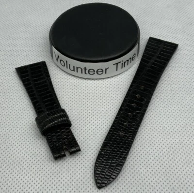 Pulseira de relógio Omega 11/16 S lagarto genuíno. (EB) - Imagem 1 de 3