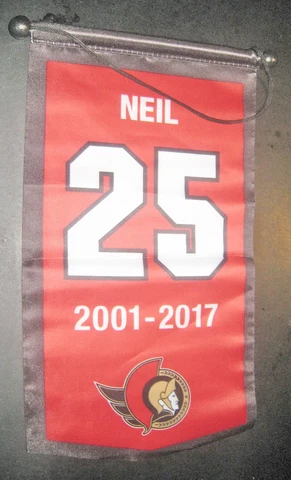 CHRIS NEIL OTTAWA SENATORS NHL HOCKEY BIG PENNANT BRAND NEW SEALED Cover