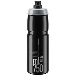 New Elite Jet Cycling Water Bottle Black / Grey, 750mL - Picture 1 of 1