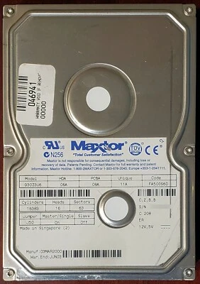 Maxtor 93073U6 30GB 3.5-in IDE Hard Drive/HDD, 06A, 08A, 11A, FA500S60, Refurb - Image 1 of 2