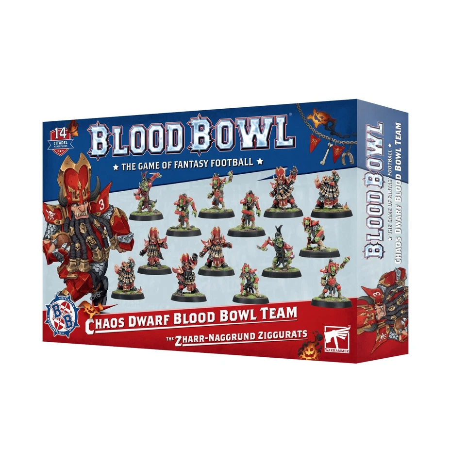 Warhammer Chaos Dwarf Blood Bowl Team Zharr-Naggund Zigurats NUEVO en CAJA Foto 1 de 1