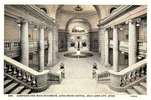 Korridor und Haupttreppe, Utah State Capitol - Bild 1 von 2