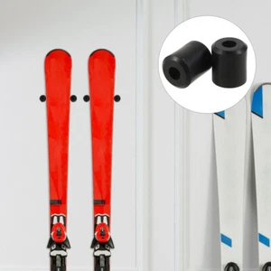 2 Pcs Ski Wall Mount Rack Storage Display Snowboard Floating Hanger - Picture 1 of 12