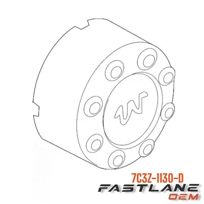 2008-2010 福特 F-350 超级 DUTY 轮盖全新原始设备制造商 7C3Z-1130-D — 第 1/4 张图片