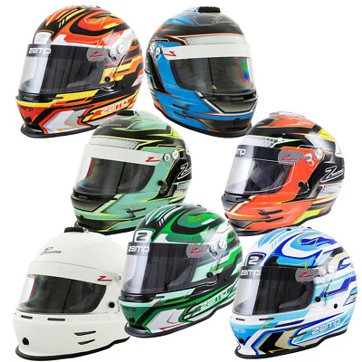Zamp Kart Helmet RZ 42 YOUTH Sizes CMR2016 Ideal for Go-Kart Racing & Oval Race - Image 1 of 4