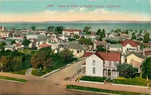 Postkarte Kalifornien Gesamtansicht von Pacific Grove Luftaufnahme unbesendet  - Bild 1 von 2