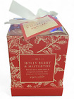 Paper White Scented Candle, Holly Berry & Mistletoe, Gift Box, 8.2oz