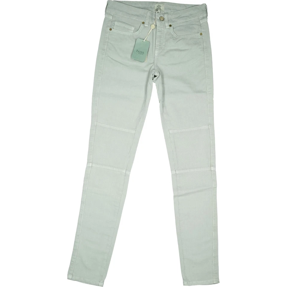 HOSS INTROPIA 34 L30 Jeans Hose Grau Damen Skinny low Rise Stretch Slim W25 NEU - Bild 1 von 4