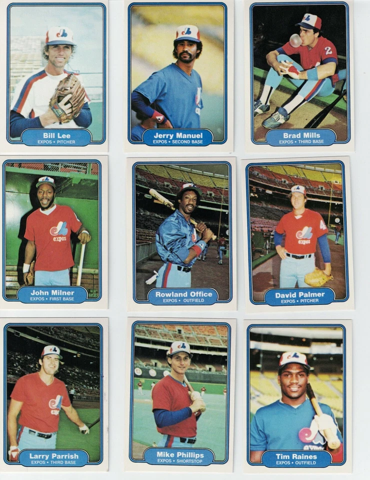 1982 FLEER Baseball Complete Your Set 1-250 - Image 1 of 1