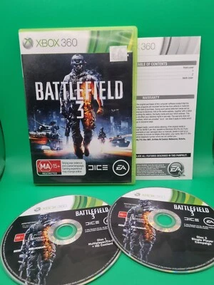 Battlefield 3 - Xbox 360 - PAL Complete W Manual - 2 Disc Set - Image 1 of 3