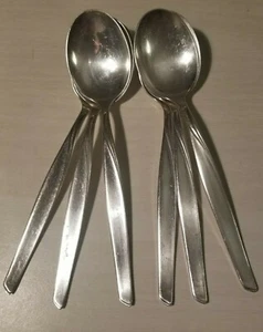 6 Bremer Silberschmied BSF 90 Silverplate Soup/Place Spoons 7 3/4" BSF6 Germany - Picture 1 of 6
