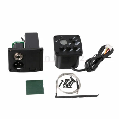 2 Band Acoustic Guitar EQ Equalizer Digital Tuner E-2T - Image 1 of 4