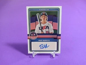 Brady Murrietta 2023 Panini USA Baseball Stars & Stripes Patch Auto RC #15U-BM - Picture 1 of 6