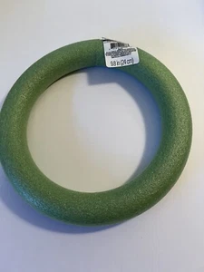Craft Artisan Brand Green Floral Foam Wreath Form 9.8" NEW Craft Flower Decor - Picture 1 of 5