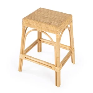 Butler Robias Counter Stool, Natural Rattan - 5513404 - Picture 1 of 1