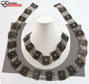 Seltenes altes mexikanisches Armband, Halskette Gürtel Multifunktion silber - Bild 1 von 7