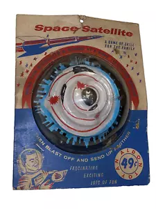 SPACE SATELLITE skill game roll the satellite by ALDON - 50s or 60s, NOS on CARD - Picture 1 of 6