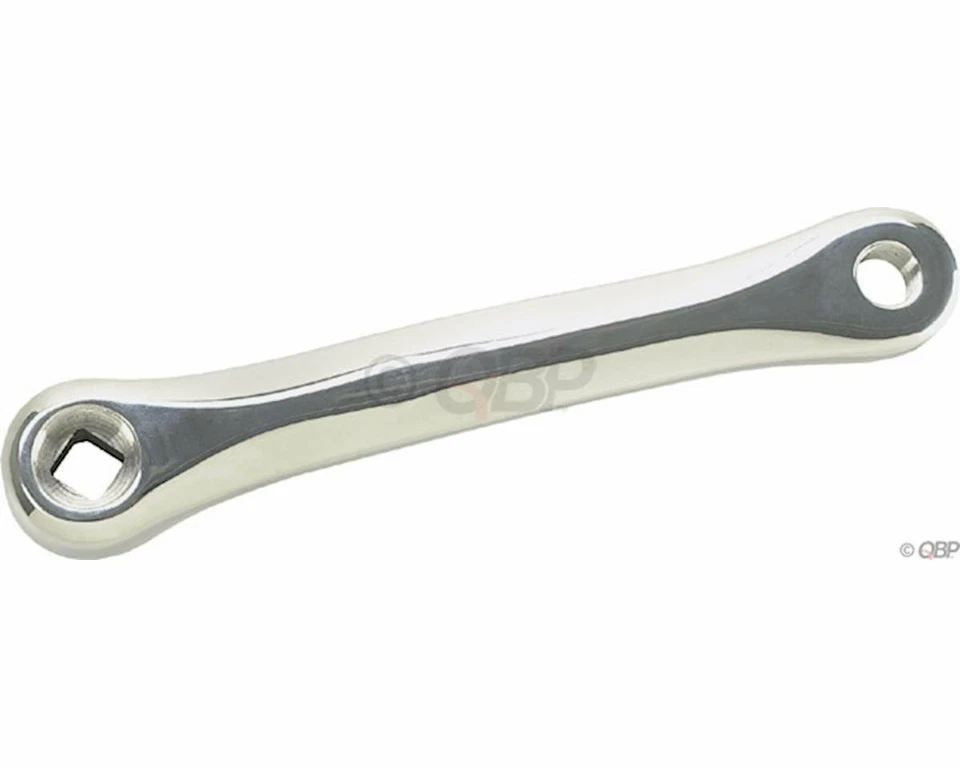 Sugino MS 165mm Left Low Profle Square Taper Crank Arm: Silver - Image 1 of 1