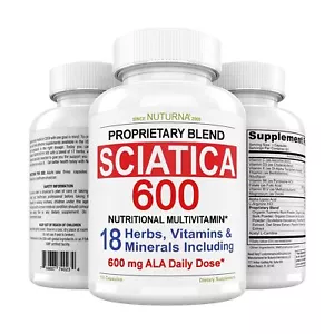 Sciatica Nerve Nutritional Blend with 600 mg Alpha Lipoic Acid - Natural Vita... - Picture 1 of 8