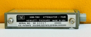 HP Agilent 5086-7364 DC a 4 GHz, 70 dB, atenuador de pasos programable. ¡Probado! - Imagen 1 de 3