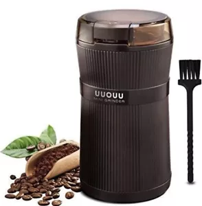 Premium Coffee Bean Grinder, Washable Bowl Spice Grinder Portable Simple Uk - Picture 1 of 8