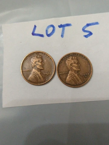 1932-P 1932-D  LINCOLN WHEAT CENT PENNY SET,  ACTION FOR 2 COINS LOT  READ FIRST Cover