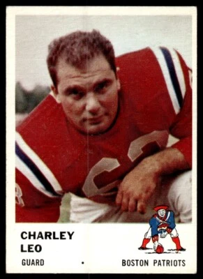 1961 Fleer Charley Leo Boston Patriots #181 - Image 1 of 2