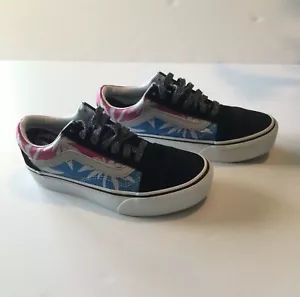 VANS OFF THE WALL Old Skool After Dark Leaf Glitter Women's Shoes 6.5 Men’s 5 - Picture 1 of 7
