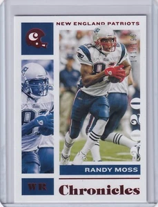 2020 Panini Chronicles Football Red #65 Randy Moss 141/199 PATRIOTS - Picture 1 of 2