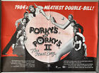 Kinoplakat: PORKY'S / PORKY'S II 1983 (Double Bill Quad) Kim Cattrall