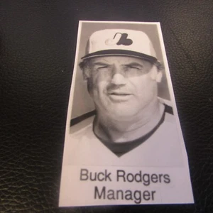 ORIGINAL - BUCK RODGERS - MONTREAL EXPOS - SUPER GLOSS PRESS PHOTO - VG - Picture 1 of 1