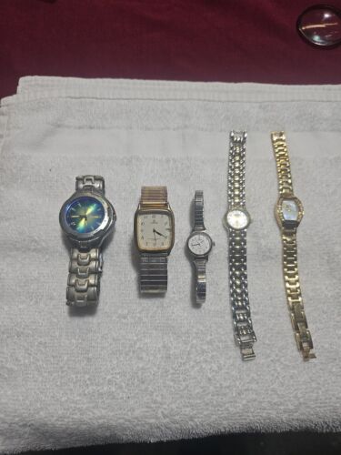Lot Of 5 Lorus Watches