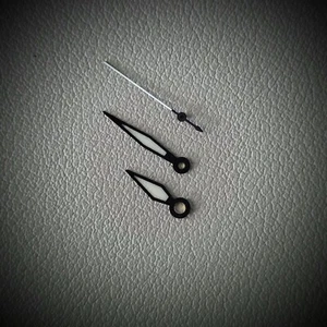 HANDS SET KUNAI STYLE BLACK MATTE C3 / SEIKO MOD SKX SKX007 NH35 NH36 NH34 - Picture 1 of 1