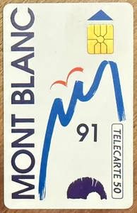MONT BLANC TELECARTE RÉF PHONECOTE En185 UT PHONE CARD SCHEDA KARTA CARTE CARTA - Foto 1 di 3