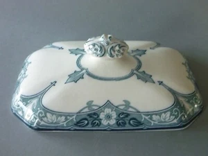 Burleigh Haddon Deckel für Terrine oder Gemüse Servierschale - blau & weiß - Bild 1 von 9