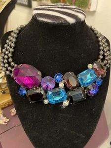 Collana girocollo Alexis Kirk firmata Ciner su chiusura manca 1 polo incluso - Foto 1 di 19