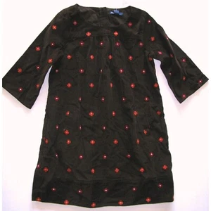 NEW Gap kids girls brown floral corduroy tunic shift jumper dress fall boho 8 M - Picture 1 of 1