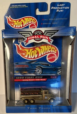 Hot Wheels Die Cast 1999 Final Run Tank Truck #11,1:64,sealed (B172) - Image 1 of 3