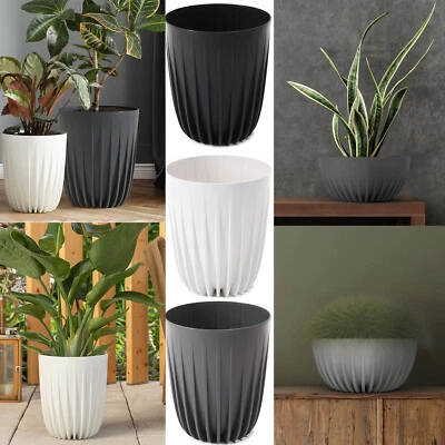 Blumenkübel Blumentopf Pflanztopf Übertopf Blumenschale  3 Farben 6 Größen - Bild 1 von 4