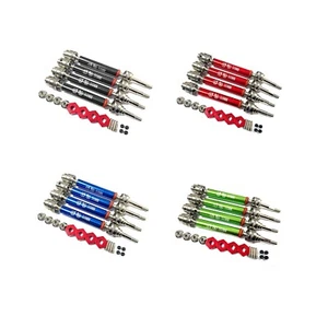 4PCS Steel Front &Rear Universal Drive Shaft Fits Traxxas 1/10 Slash 4X4 VXL car - Picture 1 of 13