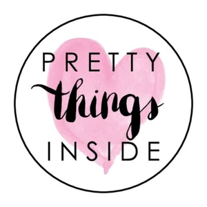 30 1.5" THANK YOU SHIPPING PRETTY ROUND STICKERS ENVELOPE SEALS FAVOR LABELS - Picture 1 of 1