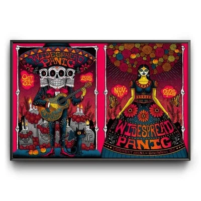 Widespread Panic Poster – HOT Concert Wall Art Print, Oct 31–Nov 1 Poster - Image 1 of 4
