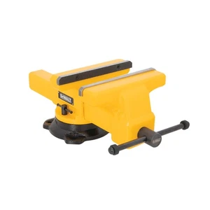 DEWALT 10-Inch 4400lb Capacity Bench Vise with Anvil in Yellow & Black DXMF10BV - Picture 1 of 6