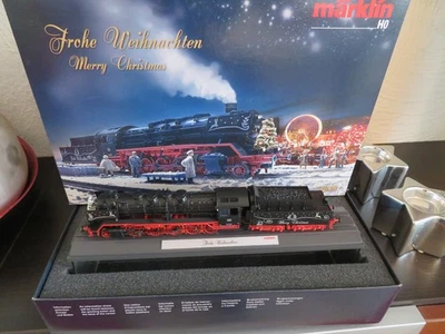 BR 50, DB | Spur H0 - Art.Nr. 37838 Weihnachts-Dampflokomotive mit Schlepptende - Bild 1 von 4