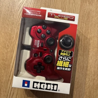 Hori Pad 3 Turbo Plus Analog Controller 2013 Sony PlayStation PS3 Red HP3-172 JP - Image 1 of 4