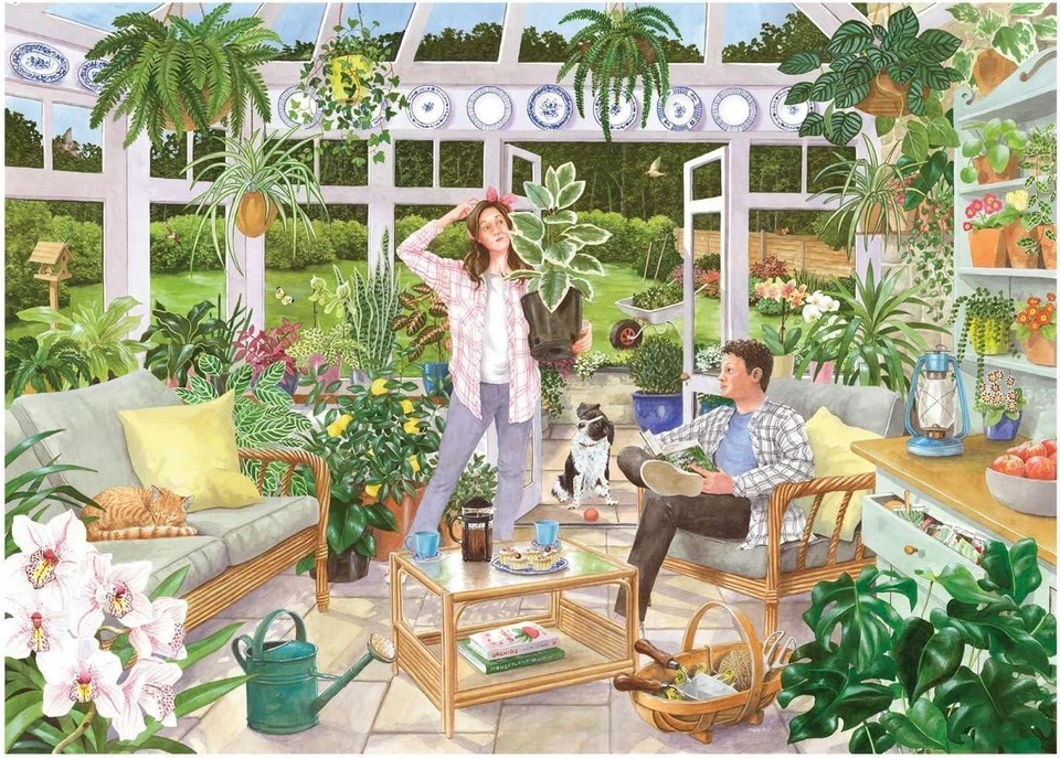 House of Puzzles House Plant Heaven Jigsaw Puzzle (Big 500 XL Pieces) - Image 1 of 1
