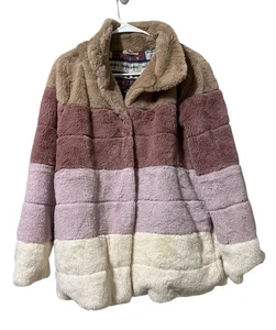 Giacca donna Mystree taglia small bottoni a pressione hippie boho casual morbida LEGGI - Foto 1 di 11