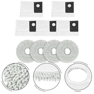 Complete Mop Cloth and Dust Bags Set for Eureka J15 Max Ultra Robot Vacuum - Picture 1 of 12