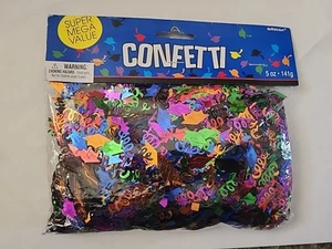 Graduation Party Confetti Amscan Metallic Jewel Tone Table Scatter HUGE 5 oz Bag - Picture 1 of 5